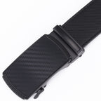 Rhinobelt Automatic Belt – Genuine Leather – Without Holes – Carbon – Black