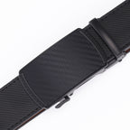Rhinobelt Automatic Belt – Genuine Leather – Without Holes – Carbon – Black