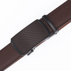 Rhinobelt Automatische Riem – Echt Leer – Zonder Gaatjes - Bruin