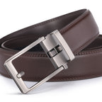 Rhinobelt Automatic Belt – Genuine Leather – Buckle-Free – Brown