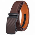 Rhinobelt Automatische Riem – Echt Leer – Zonder Gaatjes - Bruin