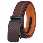 Rhinobelt Automatische Riem – Echt Leer – Zonder Gaatjes - Bruin